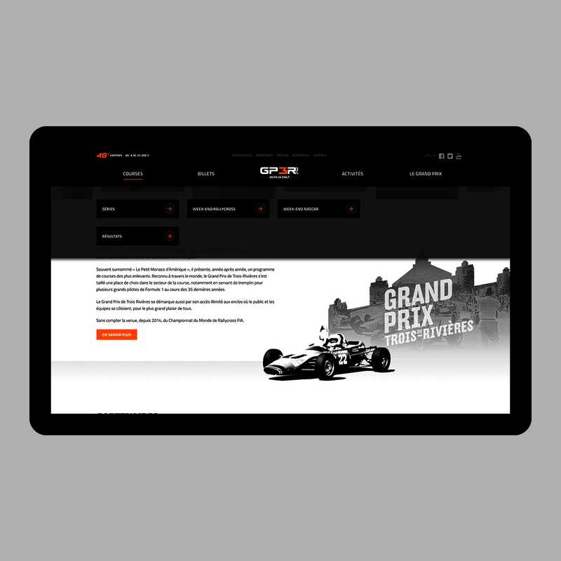 Site web Grand Prix de Trois-Rivières